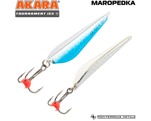 Блесна зимняя Akara Maropedka (Маропедка) Tournament Ice 75 MAR-75-1/SIL