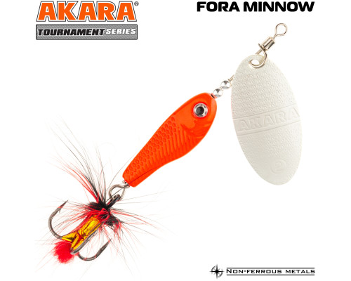 Блесна вертушка Akara Tournament Series Fora Minnow 4 RED-19