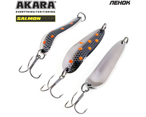 Блесна колебалка Akara Salmon Ленок мм 15 гр. 11-NI