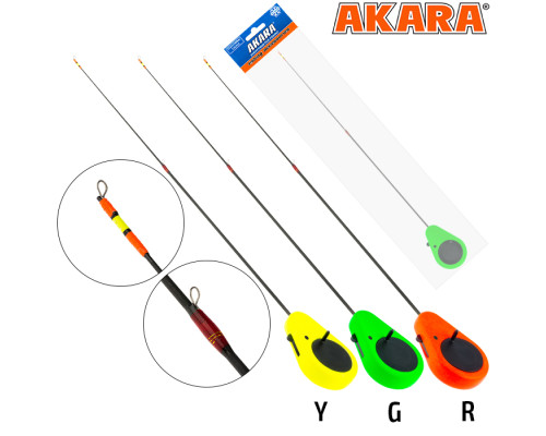 Удочка зимняя Akara Detent F 355 (1,0-8,0г) Green (1,0-8,0 гр.) Green