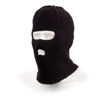 Шапка-маска Tagrider Expedition 3010 2 отверстия вязанная черная MASK-3010