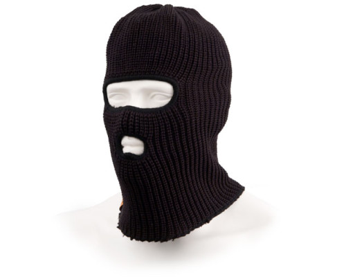 Шапка-маска Tagrider Expedition 3010 2 отверстия вязанная черная MASK-3010