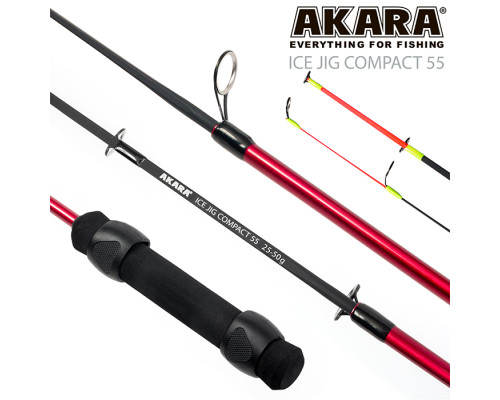 Удочка зимняя 2 колена Akara Ice Jig Compact 50г 55 см 50-55
