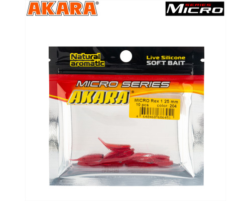 Силикон Akara MICRO Rex 1 25 mm (10 шт) (10 шт.)