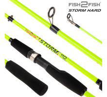 Спиннинг одночастный стекло Fish2Fish Storm Hard (50-300) 1,1 м F2FSSH-110