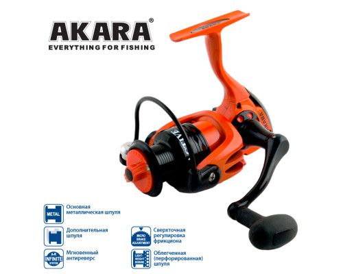 Катушка безынерционная Akara Active AF1000 4+1bb з/ш