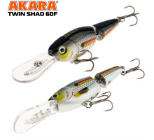 Воблер Akara Twin Shad 60F 8 гр. A103
