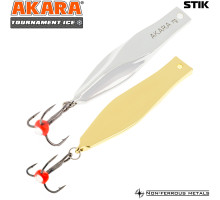 Блесна зимняя Akara Tournament Ice Stik ST-50-SIL/GO