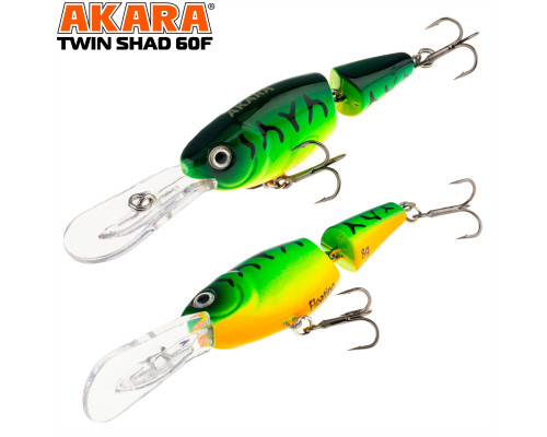 Воблер Akara Twin Shad 60F 8 гр. A68