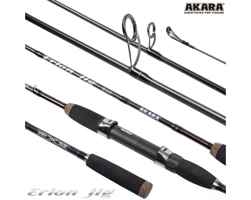 Спиннинг штекерный угольный 2 колена Akara Erion Jig TX-30 (2-8) 2-198
