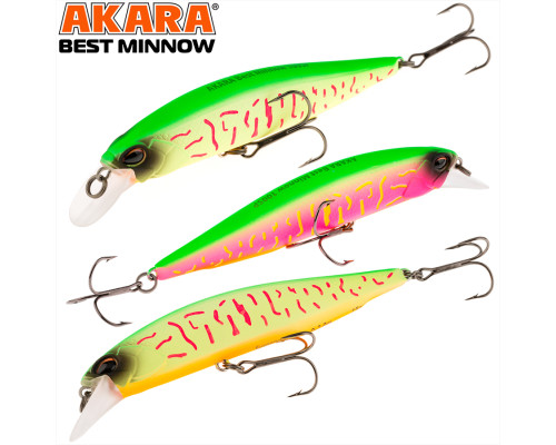 Воблер Akara Best Minnow 110SP 17 гр. (3/5 oz 4,3 in) A207/161