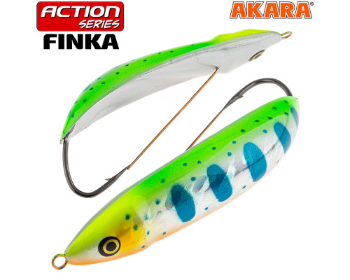 Блесна колебалка незацепляйка Akara Action Series Finka р. A204