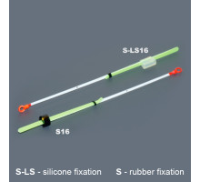 Кивок лавсановый двойной на силиконе NOD S-LS16 (120 мм, жёсткость 0,20)
