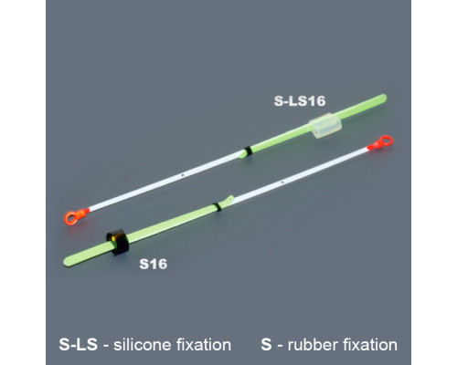 Кивок лавсановый двойной на силиконе NOD S-LS16 (120 мм, жёсткость 0,20)