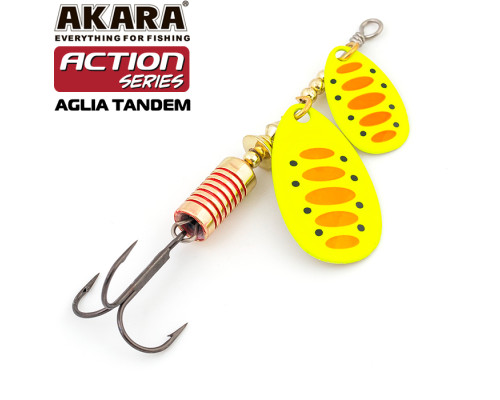 Блесна вертушка Akara Action Series Aglia Tandem 2/5-A33