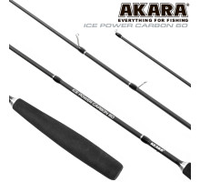 Удочка зимняя Akara Ice Power Carbon 60 см AIPWP-60