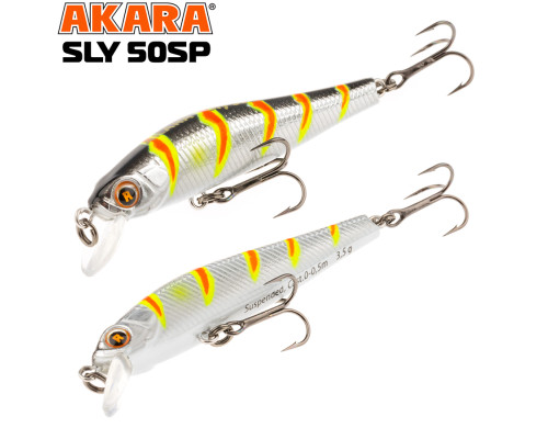 Воблер Akara Sly 50SP 3,5 гр. (1/8 oz 2,0 in) A106