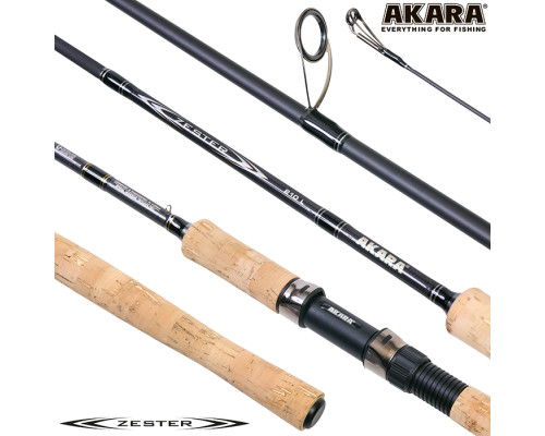Спиннинг штекерный угольный 2 колена Akara Zester IM7 3-18-270