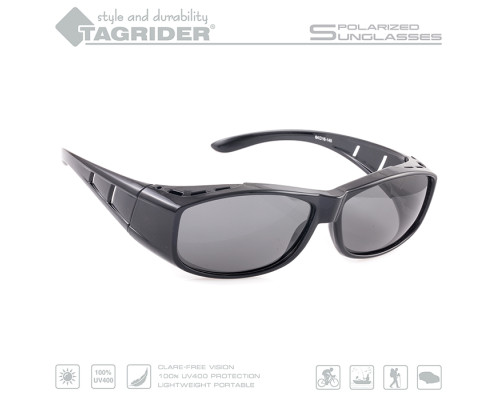 Очки поляризационные Tagrider в чехле N06-2 Gray