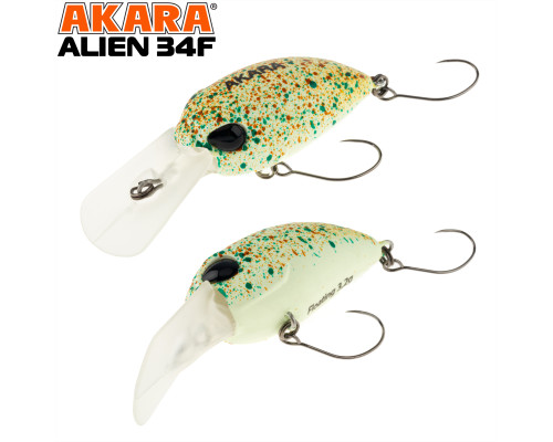 Воблер Akara Alien 34F 3,2 гр. A225G
