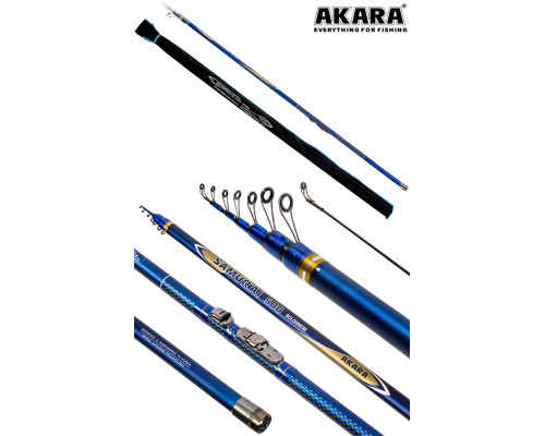 Удилище телескоп угольное д/с Akara Samurai IM9 ASAI-600