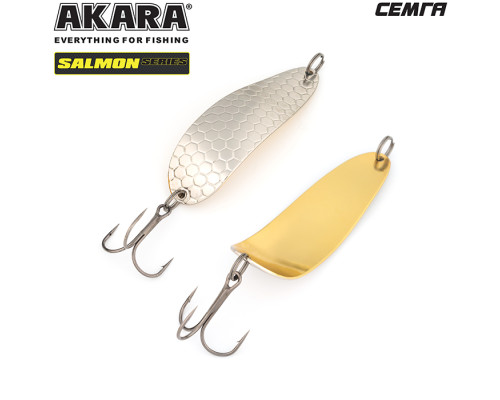 Блесна колебалка Akara Salmon Семга мм 22 гр. NI/GO
