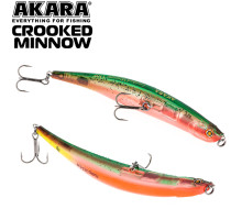 Воблер Akara Crooked Minnow 110F (5/14 oz 4,3 in) A208