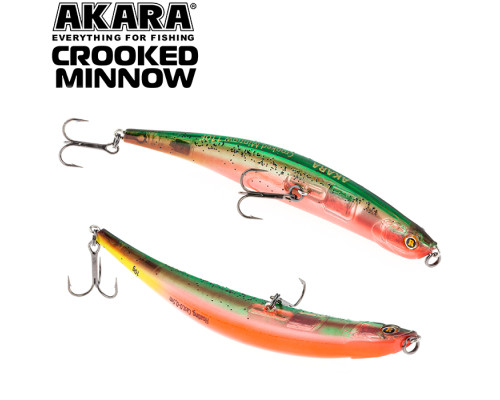 Воблер Akara Crooked Minnow 110F (5/14 oz 4,3 in) A208