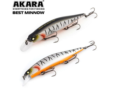 Воблер Akara Best Minnow 110SP 17 гр. (3/5 oz 4,3 in) A109