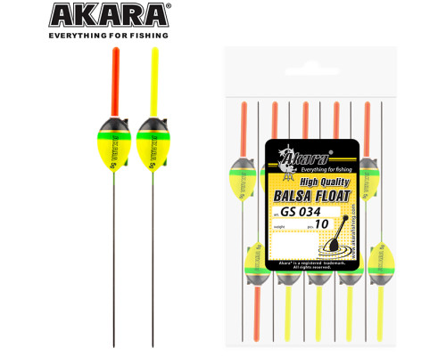Поплавок Akara бальса GS034
