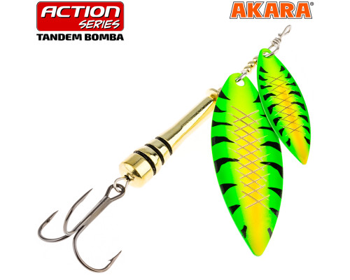 Блесна вертушка Akara Action Series Tandem Bomba 2/4-21-A11