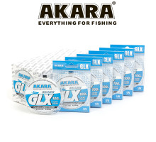 Леска Akara GLX Sea Line 100 м прозрачная ачная