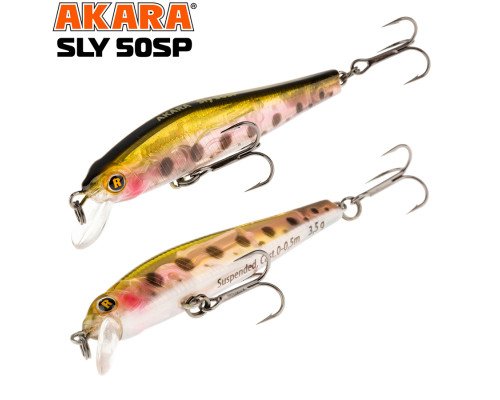 Воблер Akara Sly 50SP 3,5 гр. (1/8 oz 2,0 in) A95