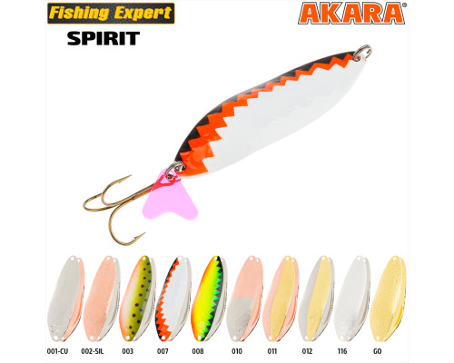 Блесна колебалка Akara - Spirit 28 гр. 007