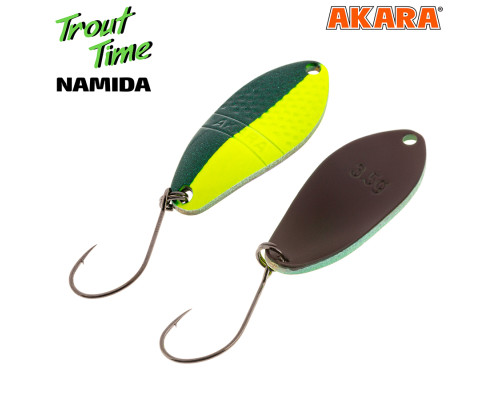 Блесна колеблющаяся Akara Trout Time Namida 3,5 гр. 32