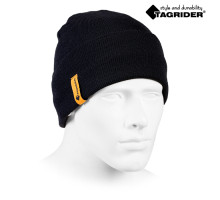 Шапка Tagrider Expedition 3006 вязаная на флисе черная 3006-BL