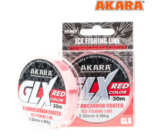 Леска Akara GLX ICE Red 30 м 0,14