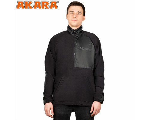 Толстовка Akara Snow Peak флисовая черная р