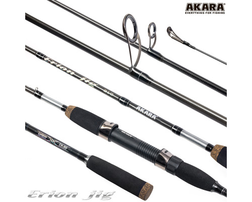Спиннинг штекерный угольный 2 колена Akara Erion Jig TX-30 (3-12) 3-210