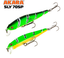 Воблер Akara Sly 70SP 5 гр. (3/17 oz 2,8 in) A107