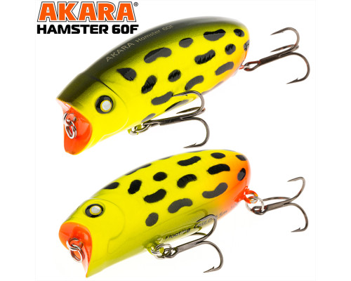 Воблер Akara Hamster 60F 60 мм 10 гр. A38