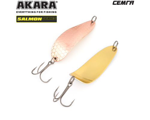 Блесна колебалка Akara Salmon Семга мм 22 гр. CU/GO