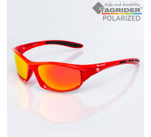 Очки поляризационные Tagrider в чехле N26-45 Gold Red Mirror