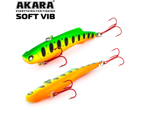 Воблер Akara раттлин Soft Vib 105 мм 38 гр. A140