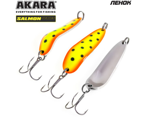 Блесна колебалка Akara Salmon Ленок мм 15 гр. 9-NI