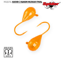 Мормышка W Spider Капля с ушком мелкая грань (модель 68) 1,9 гр. OR
