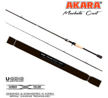 Спиннинг штекерный угольный Akara Machete Cast (17-45) MH AMC702MH-210