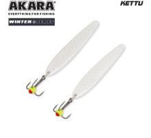 Блесна зимняя Akara Ice Kettu KET-40-27-SIL/SIL