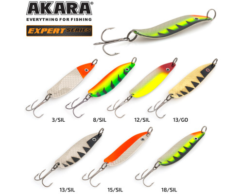 Блесна колеблющаяся Akara Expert Циклоп 3 гр. 12/SIL