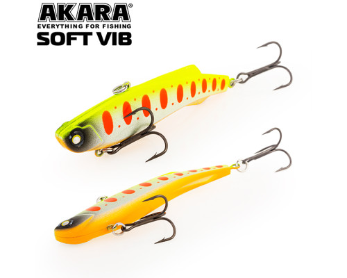 Воблер Akara раттлин Soft Vib 105 мм 38 гр. A196